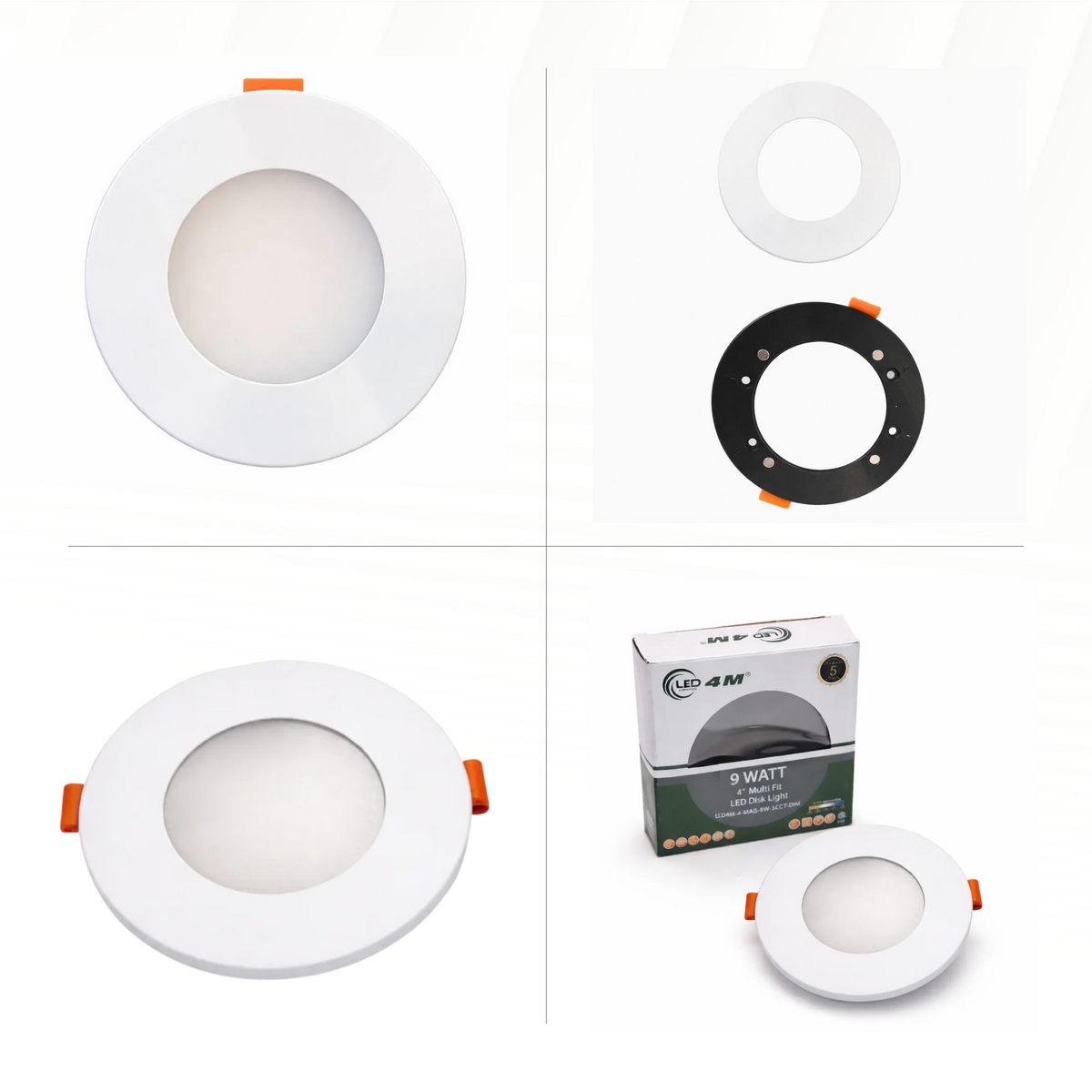 20-Pack 4-inch Multi-Fit LED Disk Light - 9W 5-CCT Selectable (White)
all | Selix Kala